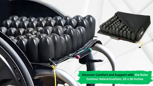 Discover Comfort and Support with the Roho Contour Select Cushion, 20 x 18 Inches