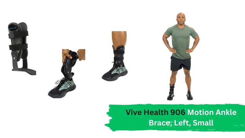 The Ultimate Solution for Ankle Support: 906 Motion Ankle Brace with Flexible Hinge & Removable Inserts