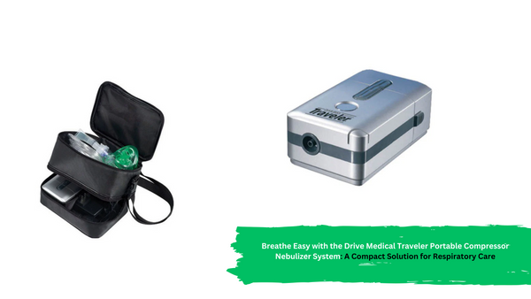 Breathe Easy with the Drive Medical Traveler Portable Compressor Nebulizer System: A Compact Solution for Respiratory Care