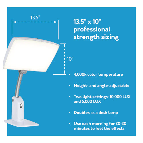 Carex Day-light Sky Light Therapy Lamp