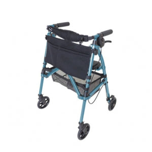 Stander EZ Fold-N-Go Rollator Rolling Walker for Seniors, Cobalt Blue, Each