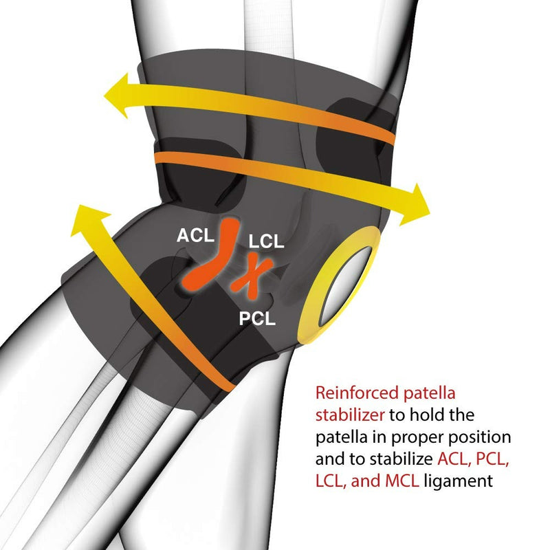 Sport Aid Universal Knee Wrap with Stays