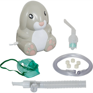 Roscoe Medical Pediatric Bunny Nebulizer, Child-Friendly Design, Piston Compressor, Complete Kit