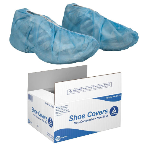 Dynarex Non-Skid Surgical Shoe Covers, Extra Large, 50 Pair Per Box