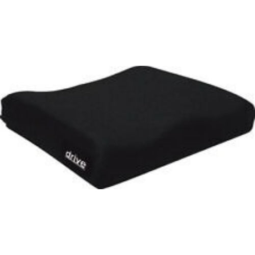 Drive Medical Molded Wheelchair Cushion, Black, 16 x 16 x 2 Inches