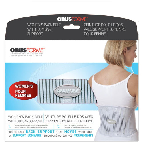 ObusForme Back Belt For Female, Gray