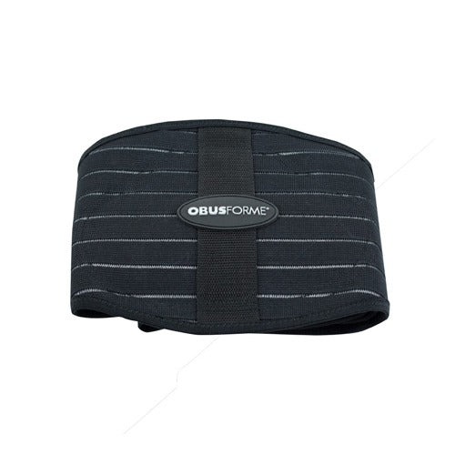 ObusForme Men's Back Support Belt (Large/Extra Large, Black) - Adjustable Lumbar Support for Lower Back Pain Relief