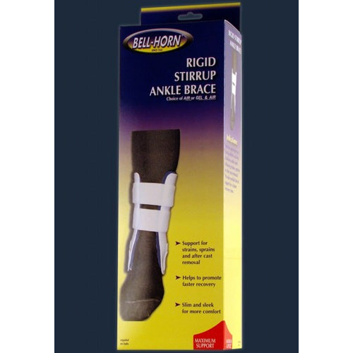 Rigid Stirrup Ankle Brace (Small - 8.5") - Maximum Support for Ankle Stability