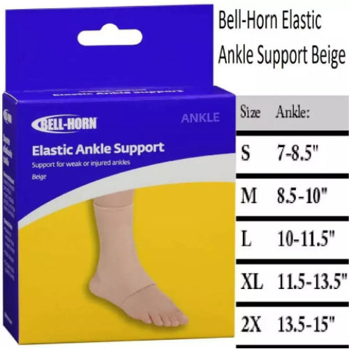 Bell-Horn Elastic Ankle Support Beige