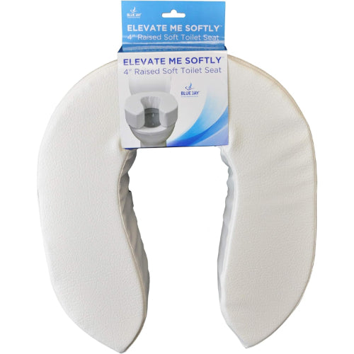 Blue Jay Elevate Me Softly Raised Toilet Seat, 4 Inches