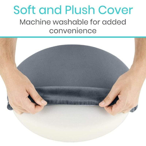 Vive Health Round Swivel Seat Cushion with Cover, 16 Inches