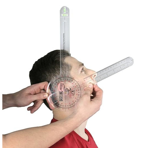 Baseline Absolute Axis 360 Degree Plastic Goniometer, 12 Inches Length