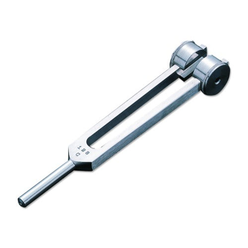 Baseline Tuning Fork Student Grade with Weights, 256 CPS for accurate sound frequency testing in clinical applications, Moovkart.