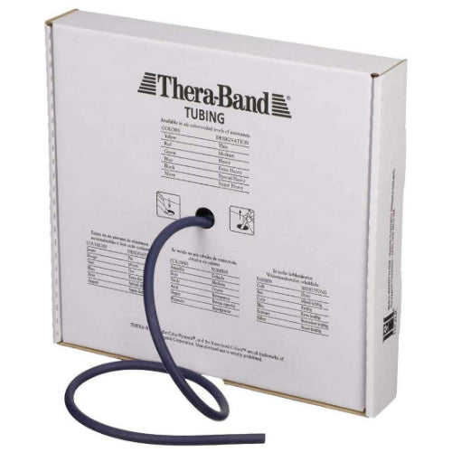 Thera-Band Resistive Exercise Tubing, 25 Feet, Blue