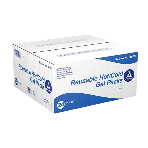 Dynarex Reusable Hot/Cold Gel Pack, Case of 24