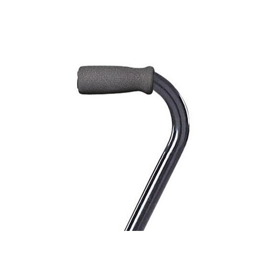 Standard Hand Grip for Quad Cane and Offset Cane, Gray Foam