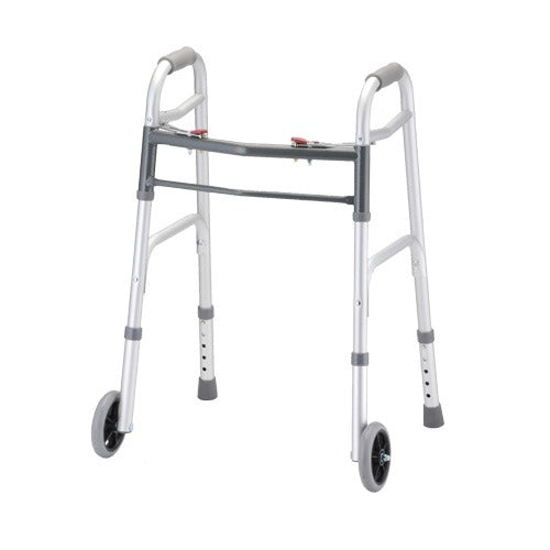 Nova Pediatric Easy-Release 2 Button Walker Youth with 3 Inch Wheels