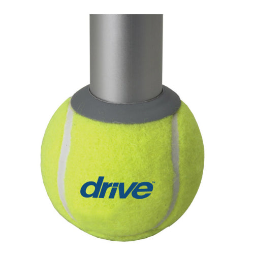 Drive Medical Tennis Ball Glides with two replacement pads, designed for easy installation and seamless gliding on walkers, Moovkart