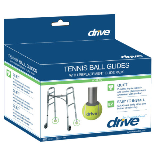 Drive Medical Tennis Ball Glides with Replaceable Glide Pads