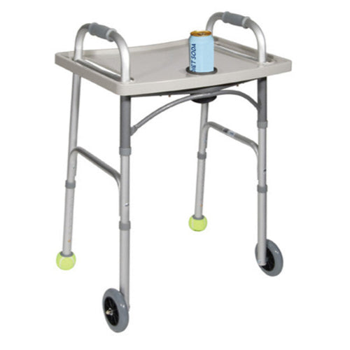 Drive Medical Universal Walker Tray with Cup Holder, Gray