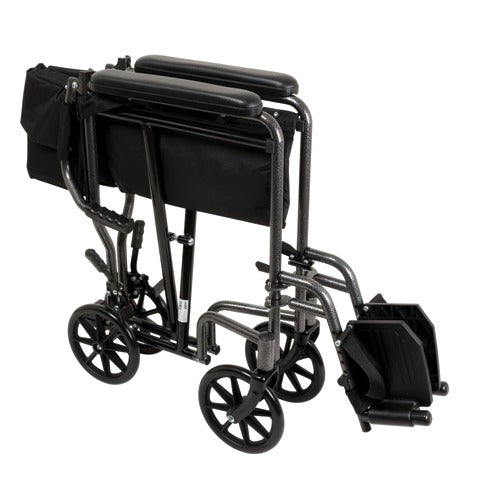 ProBasics Steel Transport Wheelchair, 19 Inches Seat Width