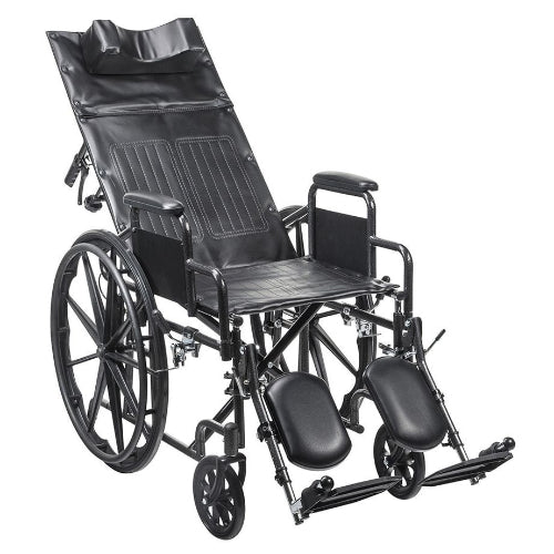 Drive Medical Sentra Reclining Wheelchair with Detachable Desk Arms with 22 Inch Seat Width