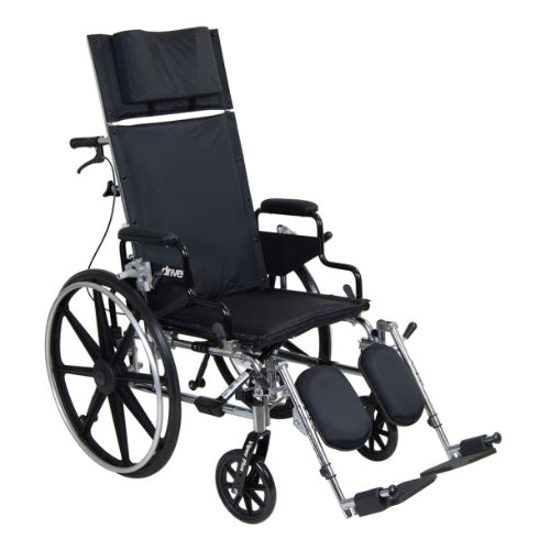 Drive Medical Viper GT 16 Inches Detachable Desk Arms Reclining Wheelchair