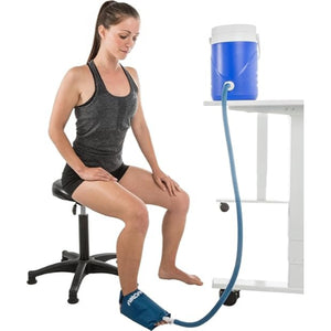 Aircast Foot Cryo/Cuff System with Cooler for Pain Relief Hover