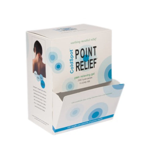 Point Relief ColdSpot Lotion, Gel Packet, 5 Gram, Dispenser Box of 100