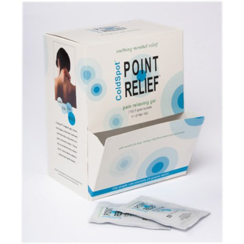 Point Relief ColdSpot Lotion, Gel Packet, 5 Gram, Dispenser Box of 100