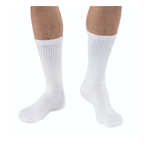 Jobst Sensifoot Over-The-Calf Sock White