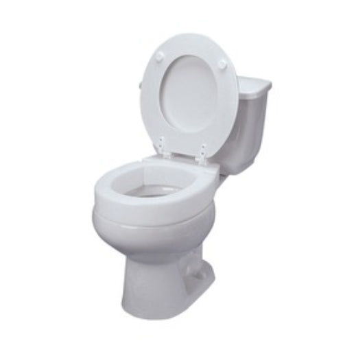 Maddak Hinged Elevated Toilet Seat, Standard