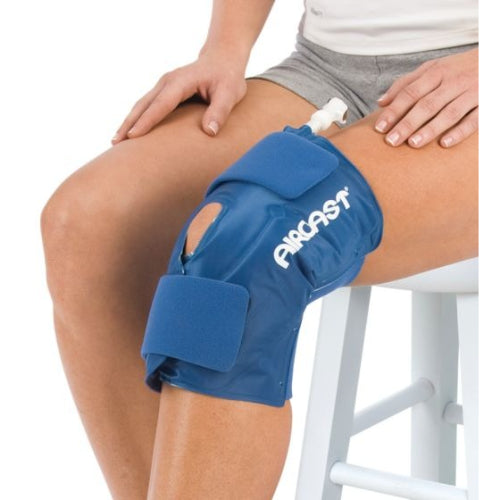 Aircast Cryo Knee Cuff Small, cold therapy and compression for knee pain relief, adjustable fit for recovery, Moovkart