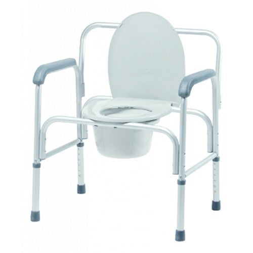 Graham Field Bariatric 3-in-1 Commode, 400 lbs Capacity, Heavy-Duty, Adjustable Height, Pack of 2 for Versatile Use, Moovkart.