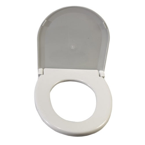 Drive Medical Oversized Toilet Seat, elevated and padded seat for enhanced comfort and support, Moovkart