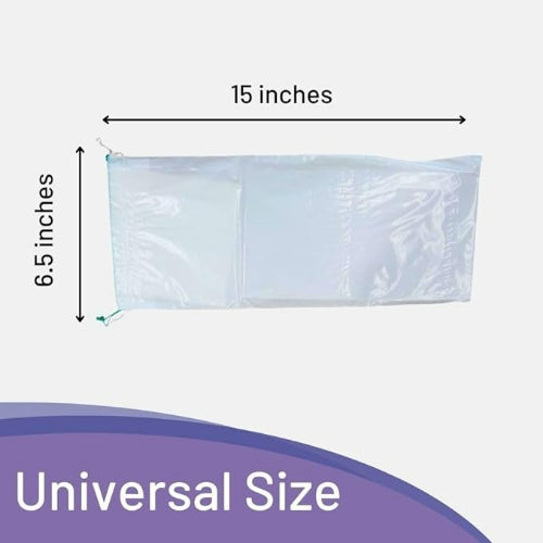 Cleanis Men's Urinal Bag with Super Absorb Pad, Box of 20