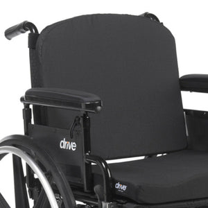 Drive Medical Wheelchair Back Cushion with Adjustable Tension, 2 Pack