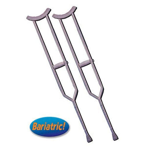 Drive Medical Bariatric Heavy Duty Crutches, Adult, Pair