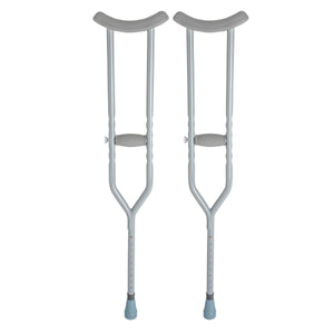 Dynarex Crutches Steel HD Bariatric Tall Adult, Pair