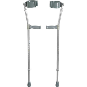 Drive Medical Adjustable Forearm Crutch, Adult, 1 Pair