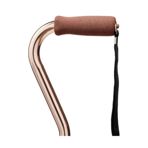 Drive Medical Adjustable Cane Offset with Wrist Strap, Bronze Hover