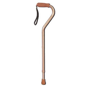 Drive Medical Adjustable Cane Offset with Wrist Strap, Bronze