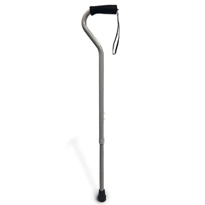 Alex Orthopedic Bariatric Offset Cane, Silver