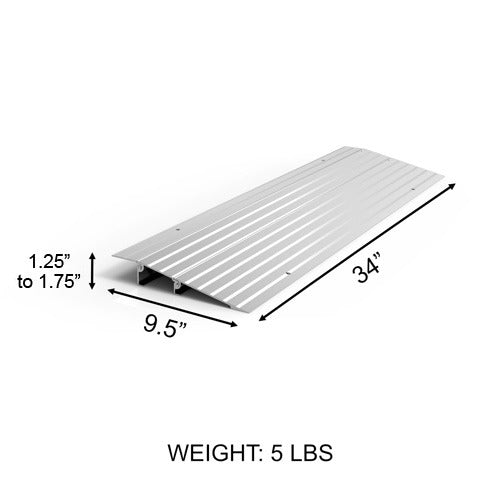 EZ-Access Threshold Modular Entry Ramp with Slip-Resistant Surface