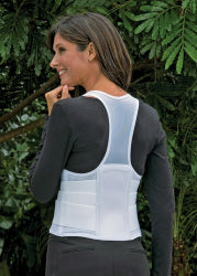 Cincher Women's Back Support (XXX-Large, White) - Posture Correction, Lower Back Pain Relief