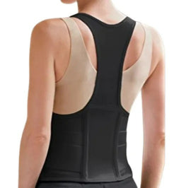 Cincher Black Back Support for Women (XXX-Large) - Improves Posture, Lower Back Pain Relief