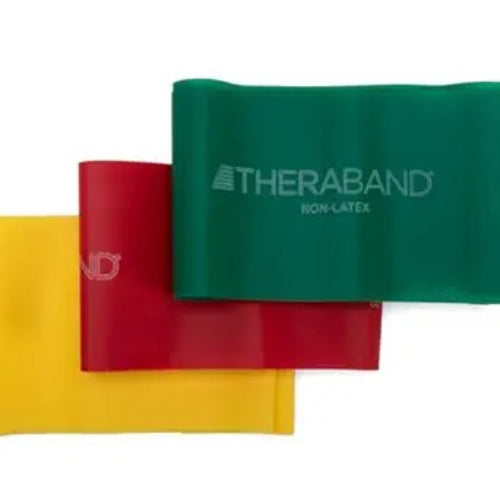 Thera-Band 5 Feet Latex-Free Resistance Bands Combo Pack