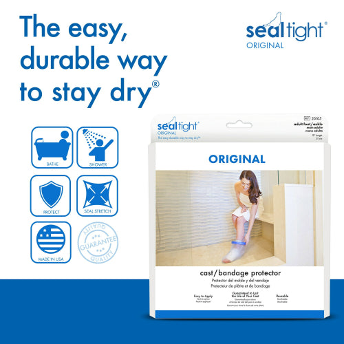 Seal-Tight Original Cast Protector Adult, Foot or Ankle, 12 Inches