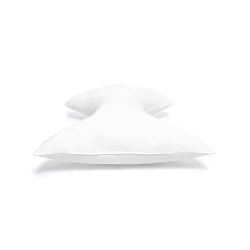 Hermell Cervical Butterfly Pillow for Neck and Shoulder Pain Relief with Removable White Cover