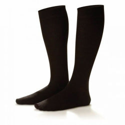 Mens Support Dress Socks Firm 20-30 mm Black Adult Pair